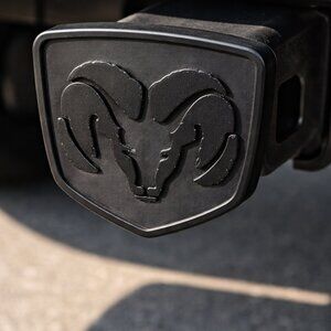 Dodge Ram Durango 1500 Black Cover Plug Cap Tow Hitch Truck Trailer Towing